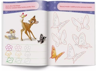 Ćwiczę szlaczki DISNEY Classic Król Lew Bambi Pinokio Dumbo