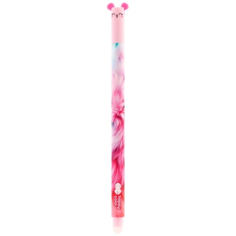 Długopis wymazywalny ścieralny z uszkami Fluffy skuwka zestaw 4szt