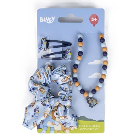 Gumka do włosów frotki scrunchies Stich spinki korale Bingo i Bluey