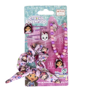 Gumka do włosów frotki scrunchies spinki koraleKoci domek Gabi