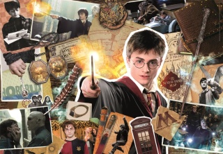 Harry Potter układanka 84,5x59,5cm Puzzle Clementoni 1500 EL 31745