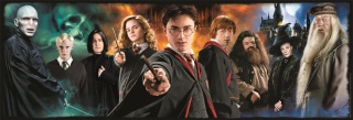 Harry Potter panorama 98x33 cm compact Puzzle Clementoni 1000 EL 39873