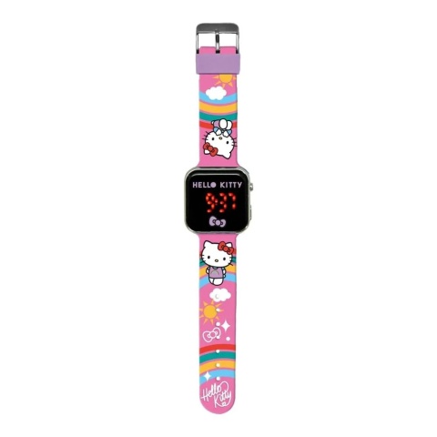 Hello Kitty kotek zegarek dziecięcy na rękę cyfrowy LED