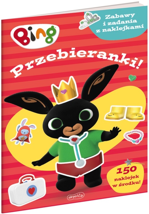Bing przebieranki ubieranki zabawy i zadania z naklejkami