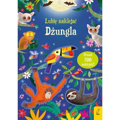 Lubię naklejać. Dżungla ponad 200 naklejek
