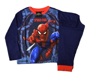 Piżama dziecięca Spiderman piżamka dla chłopca bawełniana długa 110