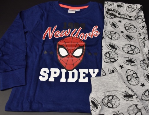 Piżama dziecięca Spiderman piżamka dla chłopca bawełniana długa 110/116