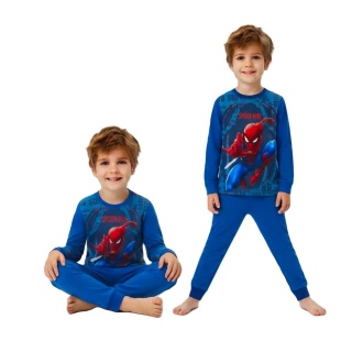 Piżama dziecięca Spiderman piżamka dla chłopca bawełniana długa 104