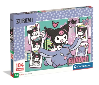 Puzzle 104 Clementoni Super Kolor Kuromi 25029 48,5x33,5cm