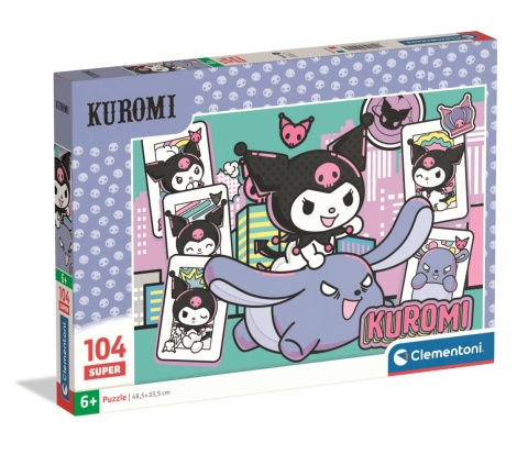 Puzzle 104 Clementoni Super Kolor Kuromi 25029 48,5x33,5cm