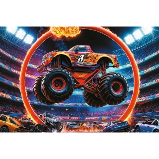 Puzzle 60 el. Auto Monster Truck Trefl 17404