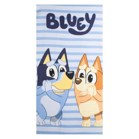 Ręcznik kąpielowy plażowy na basen szybkoschnący BINGO I BLUEY 70x140