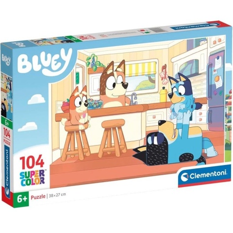 BLUEY BLUE super color Puzzle Clementoni 104 EL 27169