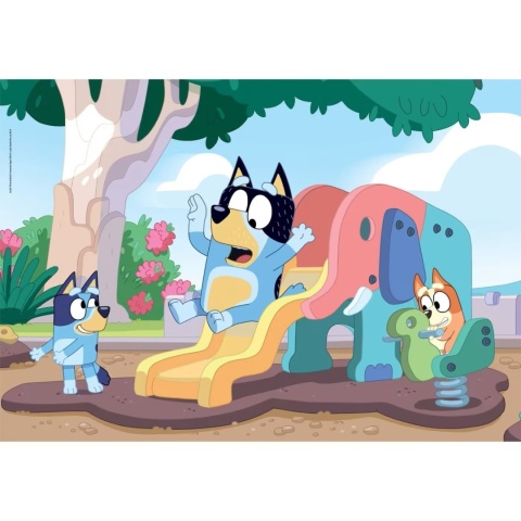 BLUEY BLUE super color Puzzle Clementoni Blue 104 EL 27171