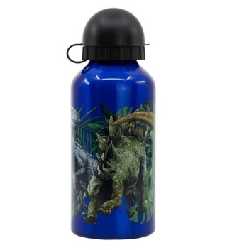 Bidon aluminiowy na wodę z ustnikiem JURASSIC WORLD Park Jurajski 400 ml