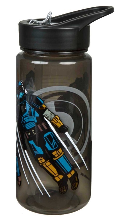 Bidon na wodę 500ml + śniadaniówka z przegródkami Star Wars Mandalorian