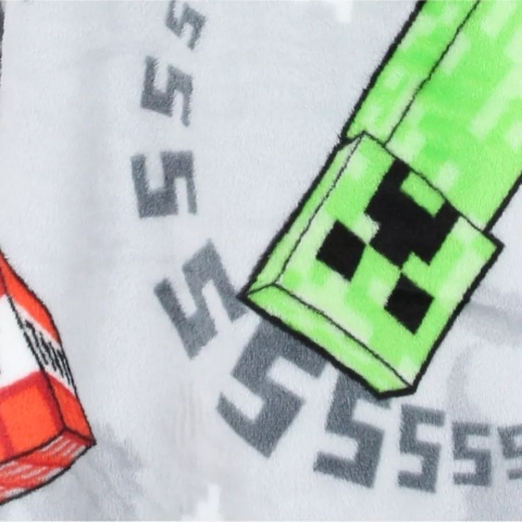 Bluza dziecięca sunddie Minecraft pluszowy koc polarowy ponczo 7-14 lat