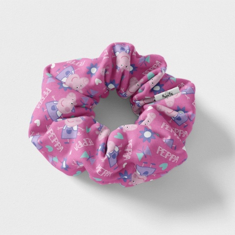 Gumki frotki do włosów scrunchies Świnka Peppa 5 SZT