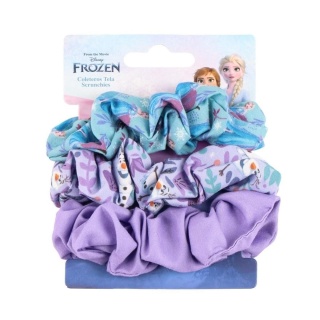 Gumki frotki scrunchies Kraina Lody Frozen zestaw 3 szt