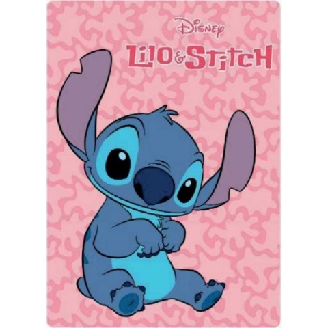 Koc kocyk polarowy LILO I STITCH 100x140cm+ poszewka na poduszkę 40x40
