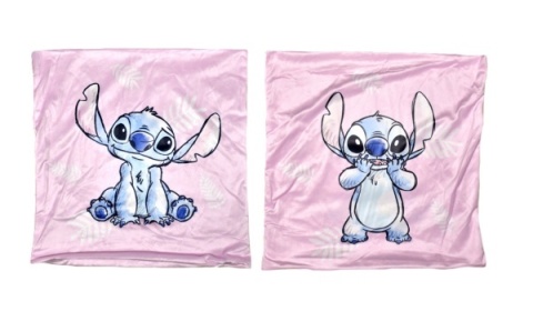Koc kocyk polarowy LILO I STITCH 100x140cm+ poszewka na poduszkę 40x40