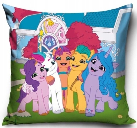Kocyk koc pled dziecięcy polarowy 100x140cm + poszewka 40x40 My little pony