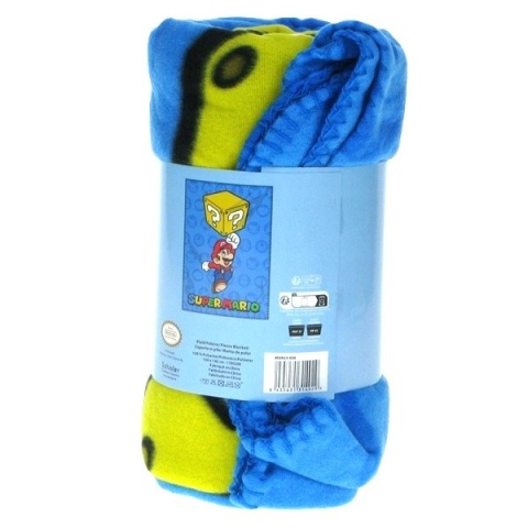 Kocyk koc polarowy pled narzuta Super Mario 100x140