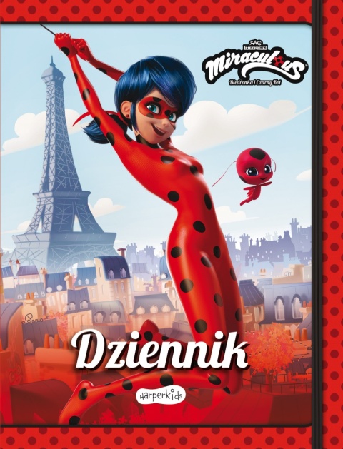 Dziennik. Miraculous: Biedronka i Czarny Kot sekretnik dla dziewczyn