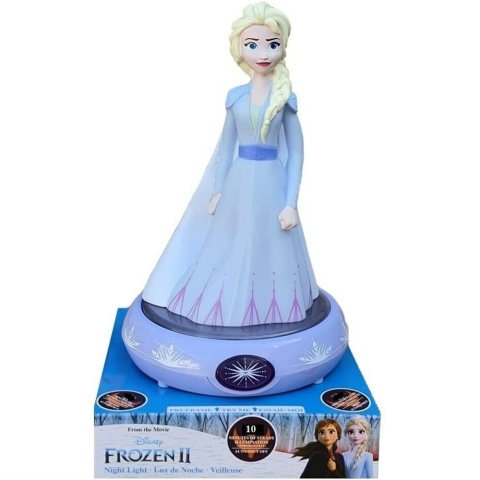 Lampka LED baterie 3d KRAINA LODU FROZEN figurka