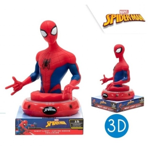 Lampka LED na baterie 3d SPIDERMAN figurka