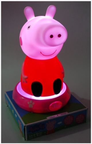 Lampka LED na baterie 3d ŚWINKA PEPPA figurka