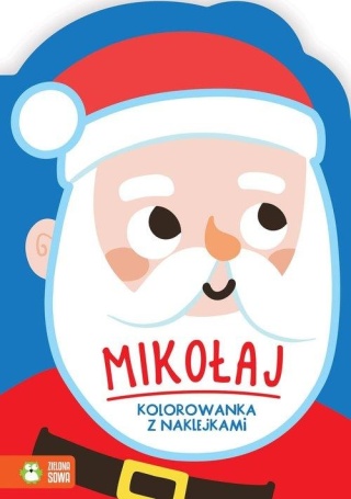 Mikołaj zimowa kolorowanka z najlejkami dla najmłodszych