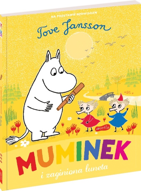 Muminki Muminek i zaginiona luneta czytanka z dużymi literami