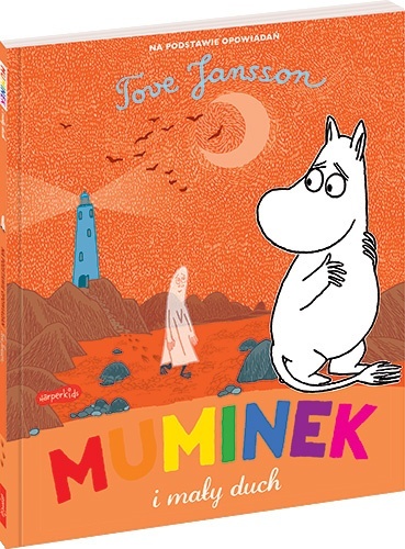Muminki Muminek i mały duch czytanka z dużymi literami