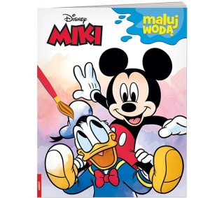 Myszka Mickey Miki kolorowanka wodna maluj wodą
