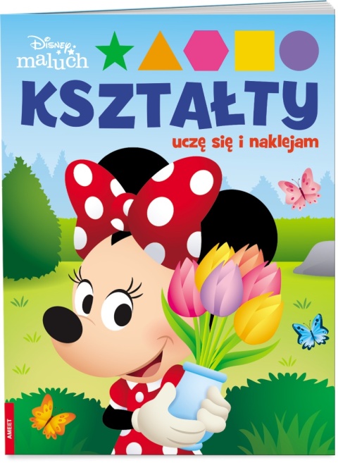 Myszka Minnie Disney maluch kształty uczę się i naklejam