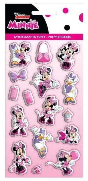 Naklejki nalepki wypukłe puffy MYSZKA MINNIE DAJSY