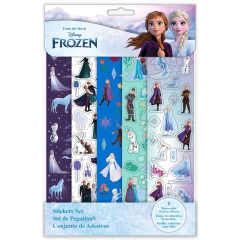 Naklejki wielorazowego użytku zestaw Kraina Lodu Frozen