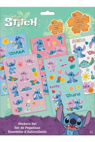 Naklejki zestaw naklejek nalepki Stich LILO I STITCH