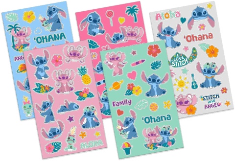 Naklejki zestaw naklejek nalepki Stich LILO I STITCH
