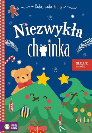 Pada, pada śnieg Niezwykła choinka zadania kolorowanki naklejki