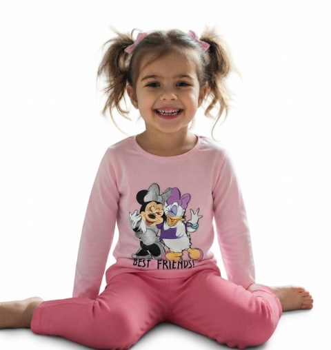Piżama dziecięca Myszka Minnie piżamka dla dziewczynki bawełniana 98/104