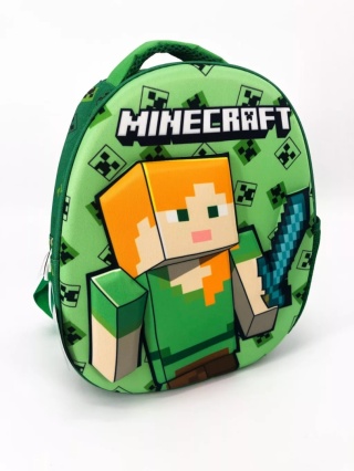 Plecak do przedszkola wycieczkowy Minecraft dziecięcy wypukły 3D