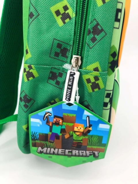 Plecak do przedszkola wycieczkowy Minecraft dziecięcy wypukły 3D