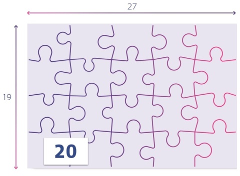 Psi Patrol Puzzle 2x20 2 x 20 Clementoni 2w1 24800