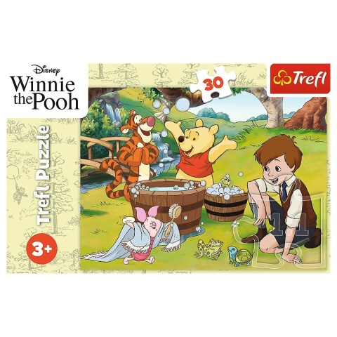 Dzień z Puchatkiem Kubuś Puchatek Trefl Puzzle 30 EL 18321