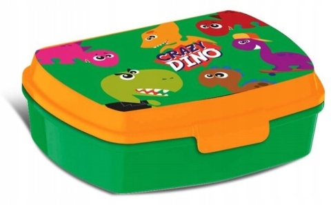 Śniadaniówka LUNCH BOX Crazy Dino dinozaury chlebak