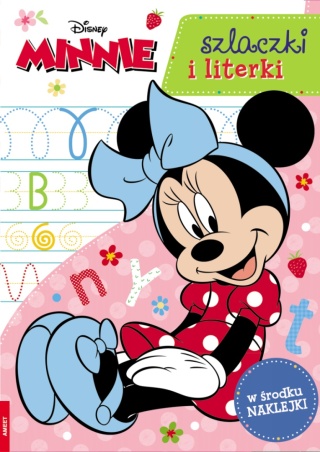 Szlaczki i literki zeszyt ćwiczeń DISNEY MYSZKA MINNIE