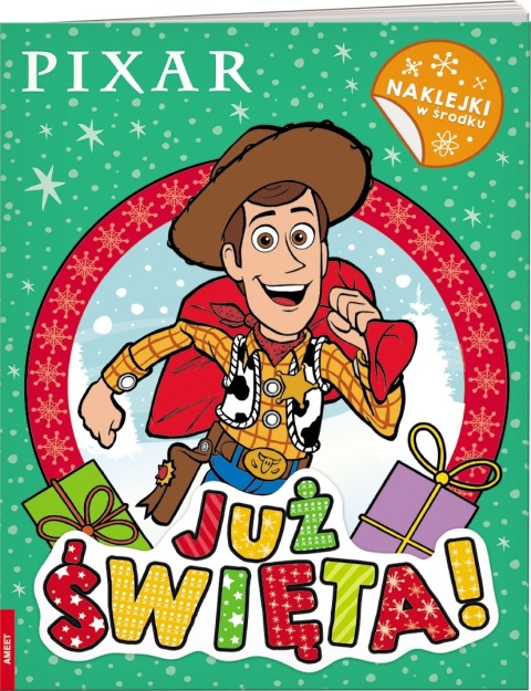 Toy Story świąteczne rebusy zadania naklejki Już Święta