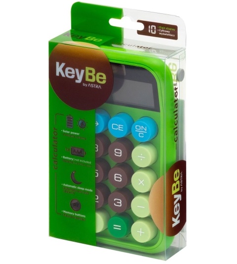 Kalkulator rozm. M Pixel One Keybe zielony Astra